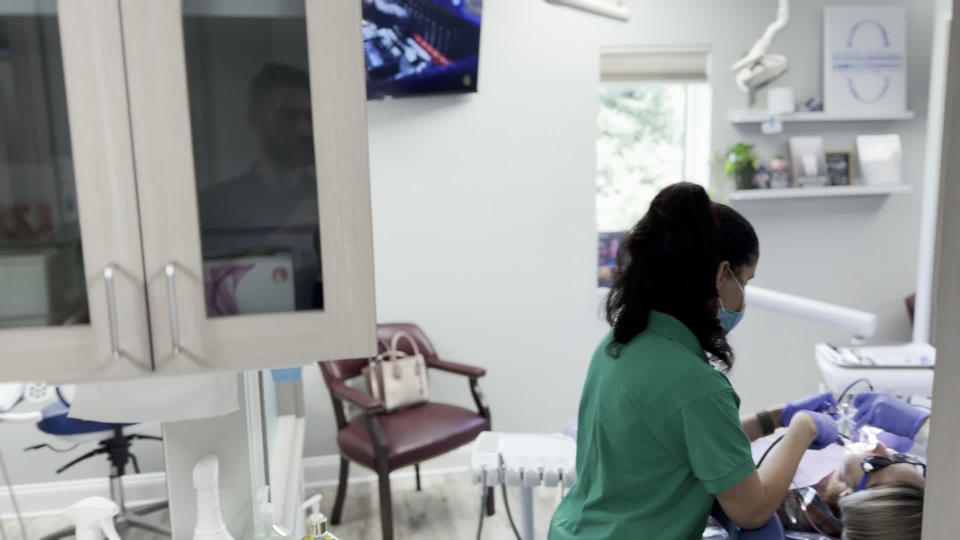 Office hallway at Cranberry Advanced Dental Care
